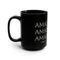 Amaze Amaze Amaze Black Ceramic Mug